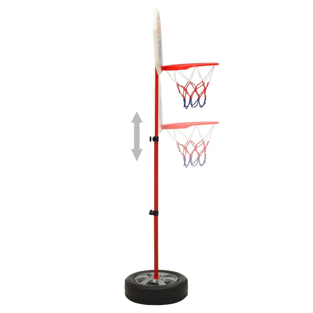 vidaXL Детски комплект за баскетбол, регулируем, 120 см