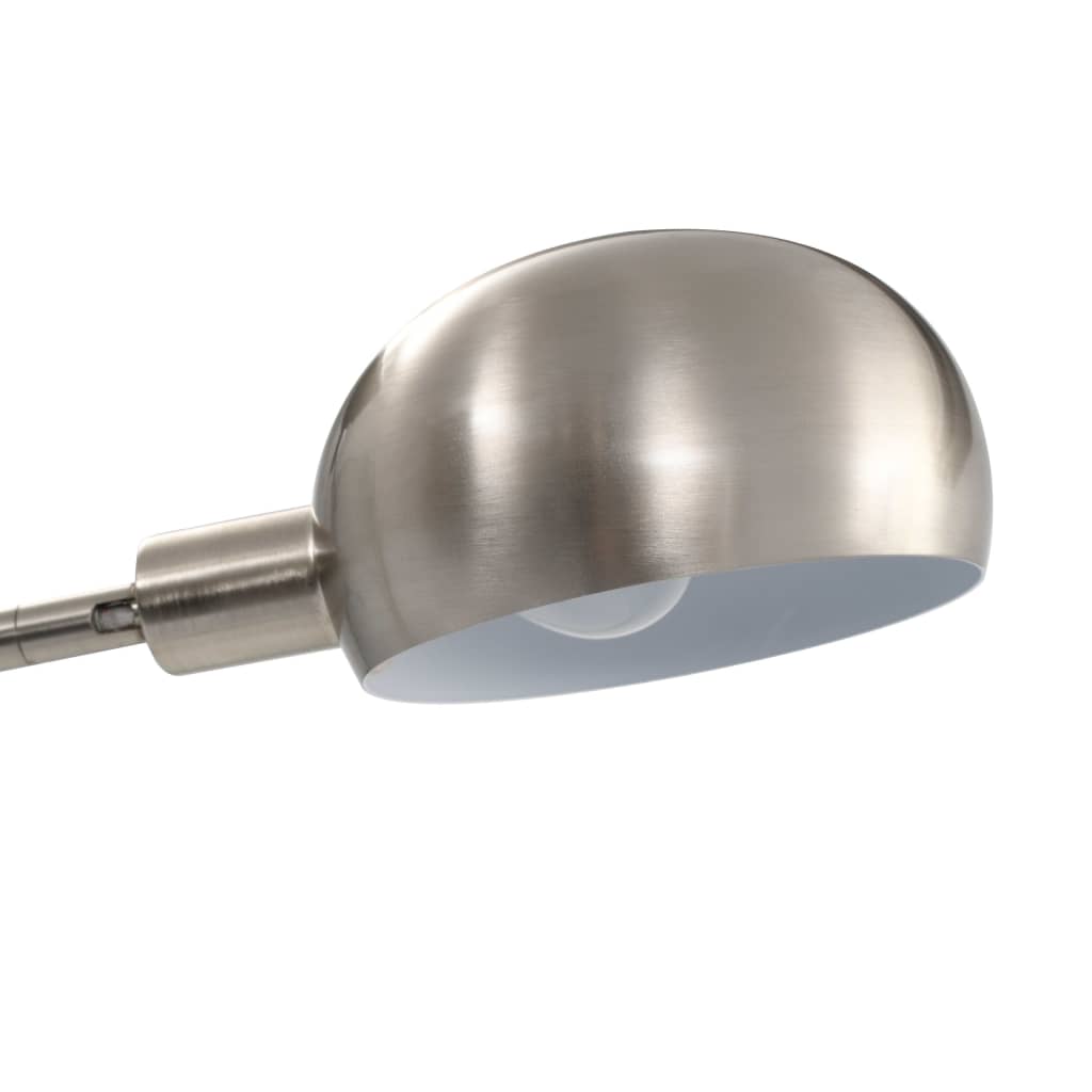 vidaXL Наземна лампа, 200 см, 5 х Е14, сребриста