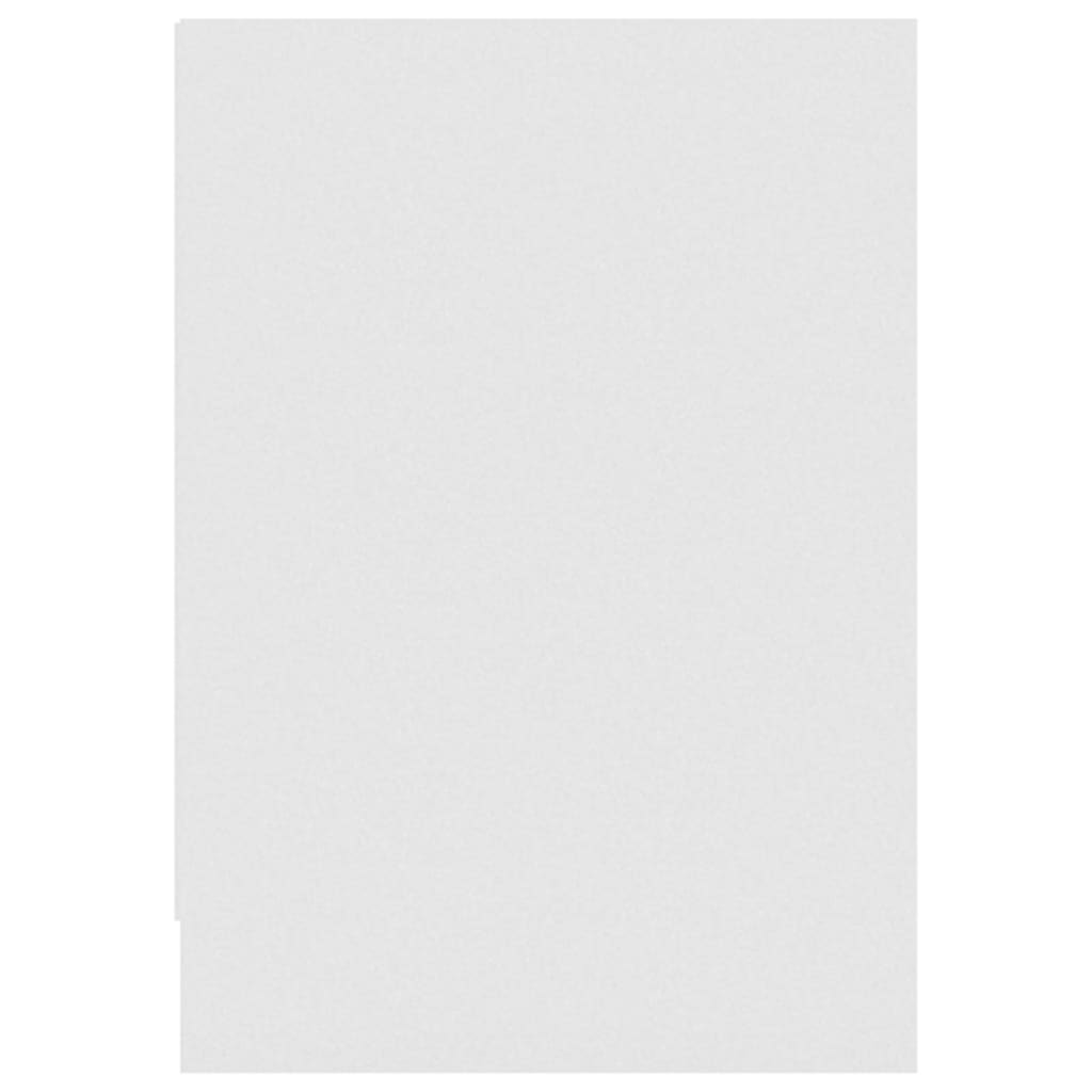 vidaXL ТВ шкаф, бял гланц, 146,5x35x50 см, ПДЧ