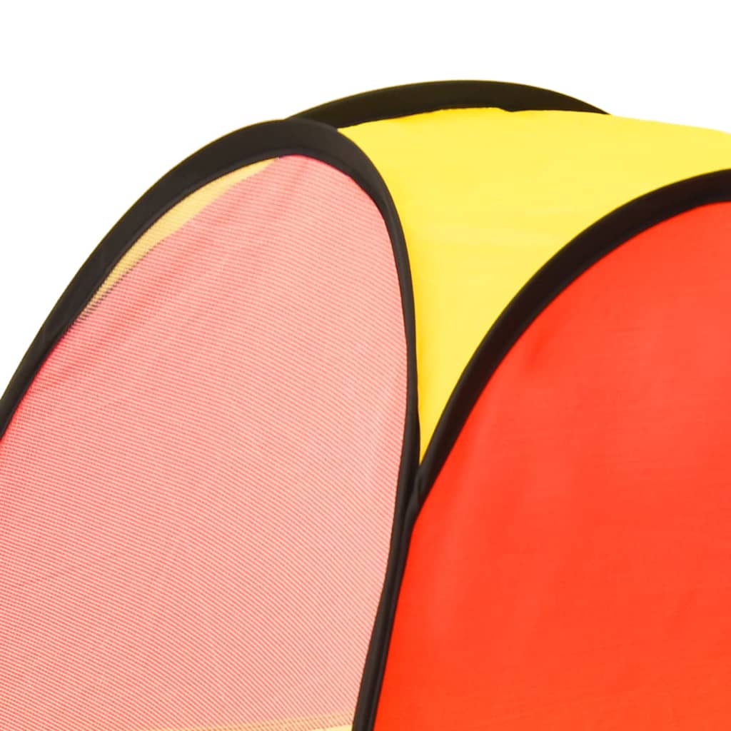 vidaXL Детска палатка за игра, многоцветна, 255x80x100 см