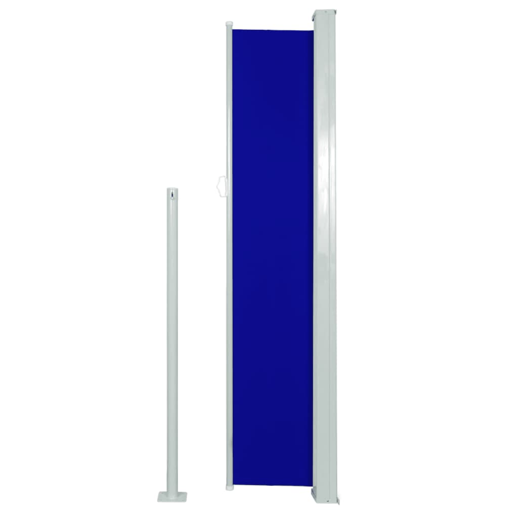 vidaXL Странична тента за вътрешен двор/тераса, 160x300 см, синя
