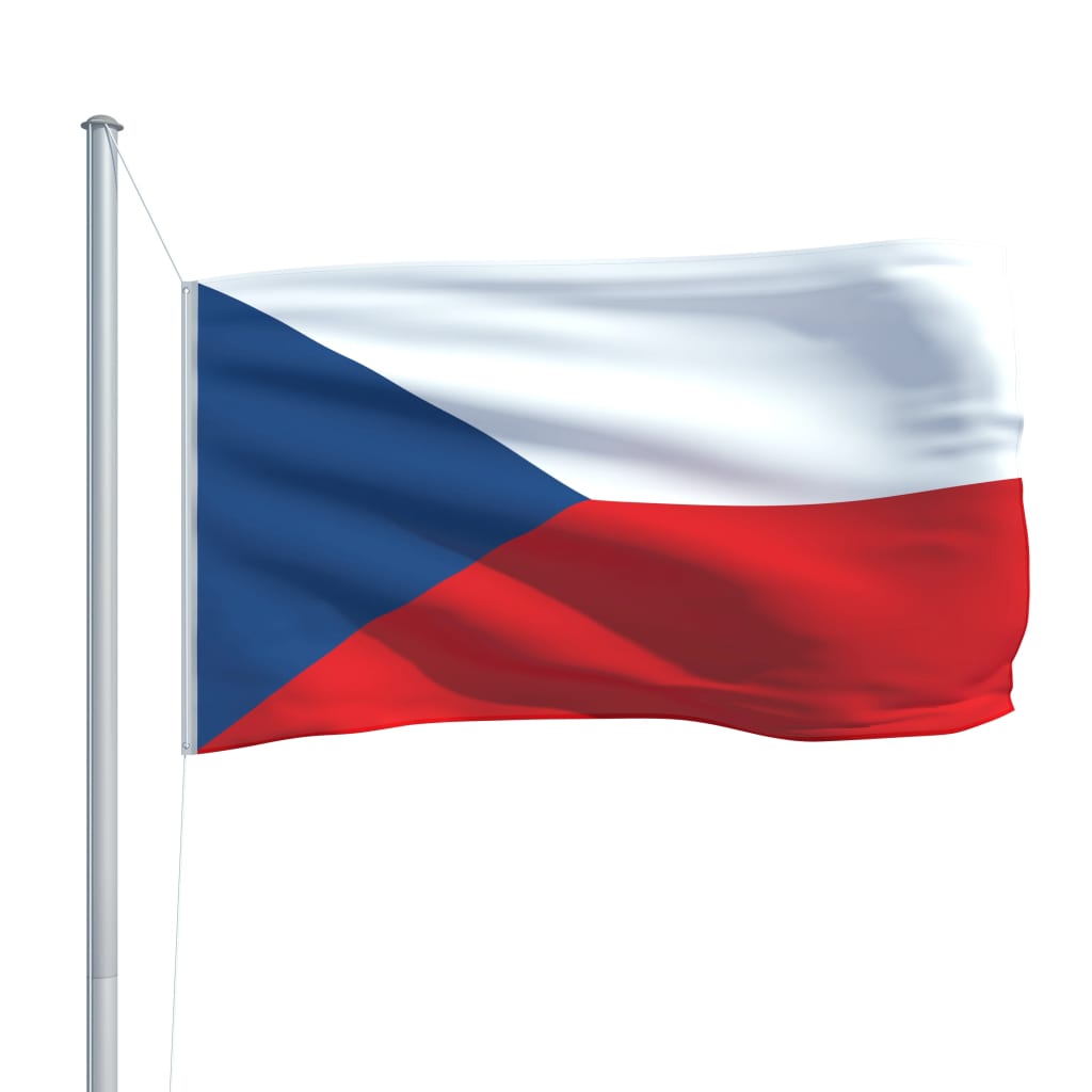 vidaXL Флаг на Чехия, 90x150 см