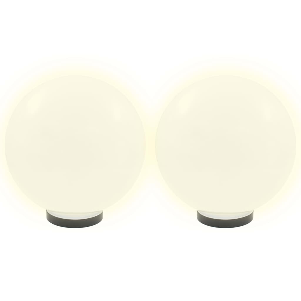 vidaXL Градински сфери за LED лампи, 4 бр, 30 см, PMMA