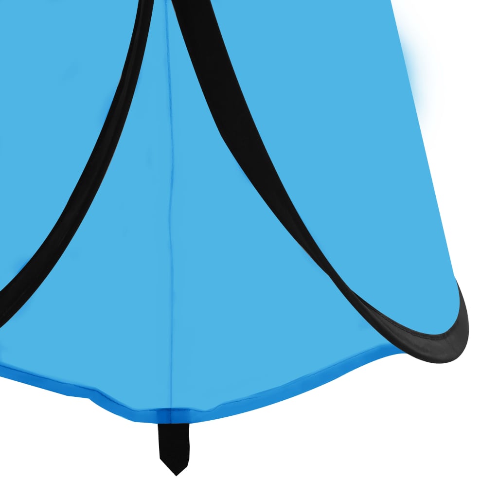 vidaXL Pop up палатка за душ, синя