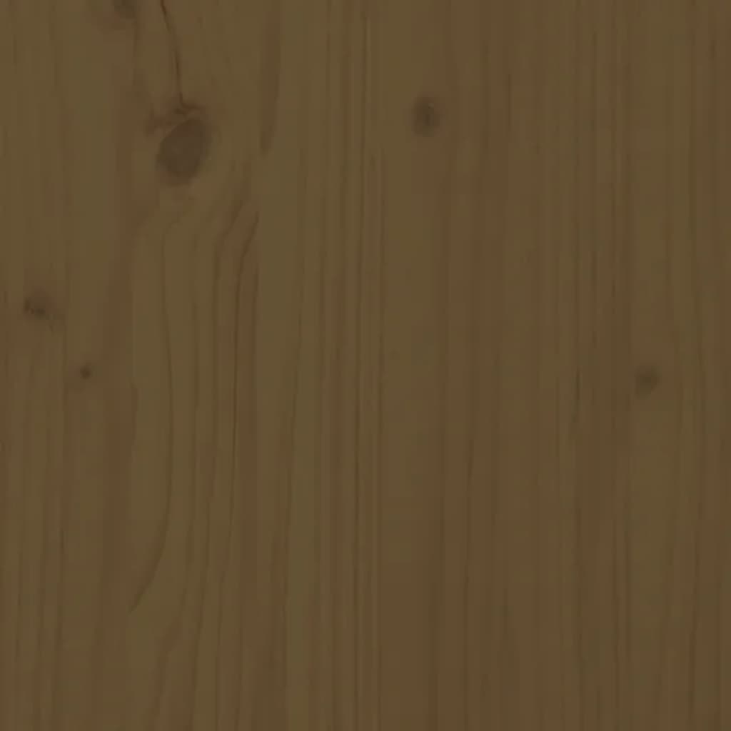 vidaXL Поставка за дърва за огрев, сива, 108x64,5x78 см, бор масив