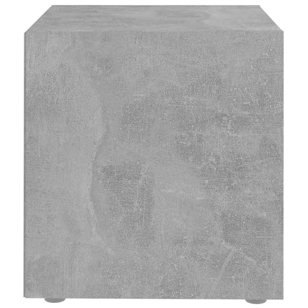 vidaXL ТВ шкаф, бетонно сив, 37x35x37 см, ПДЧ