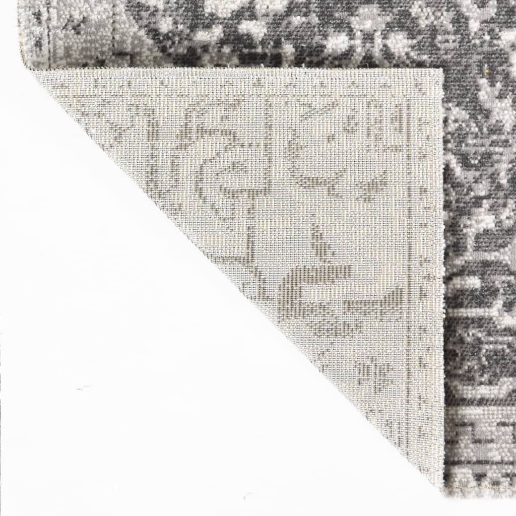 vidaXL Външен килим, плоскотъкан, 80x250 см, светлосив