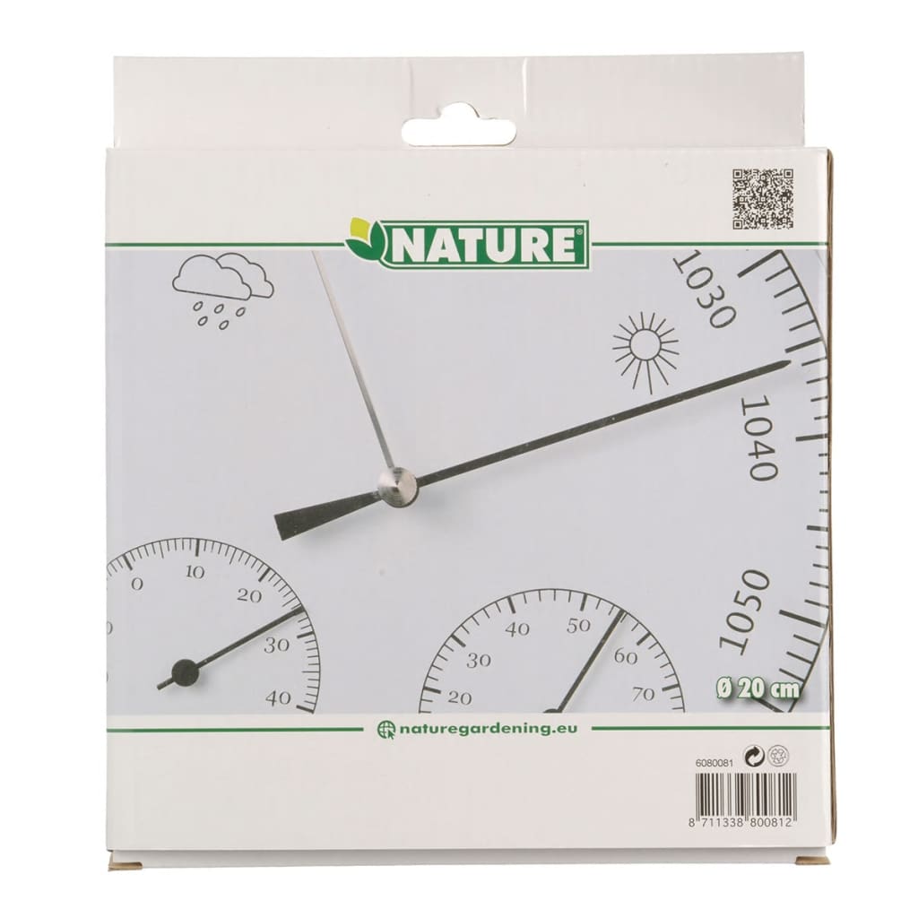 Nature 3-в-1 Барометър с термометър и хигрометър, 20 см, 6080081