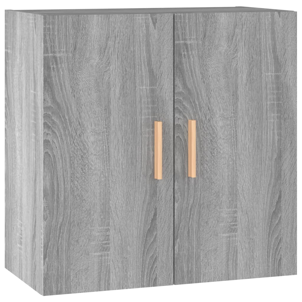vidaXL стенен шкаф, сив сонома, 60x30x60 см, инженерно дърво