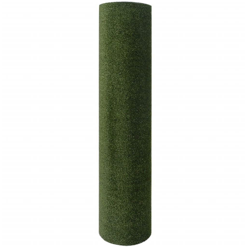 vidaXL Изкуствена трева, 1,5x8 м/7-9 мм, зелена