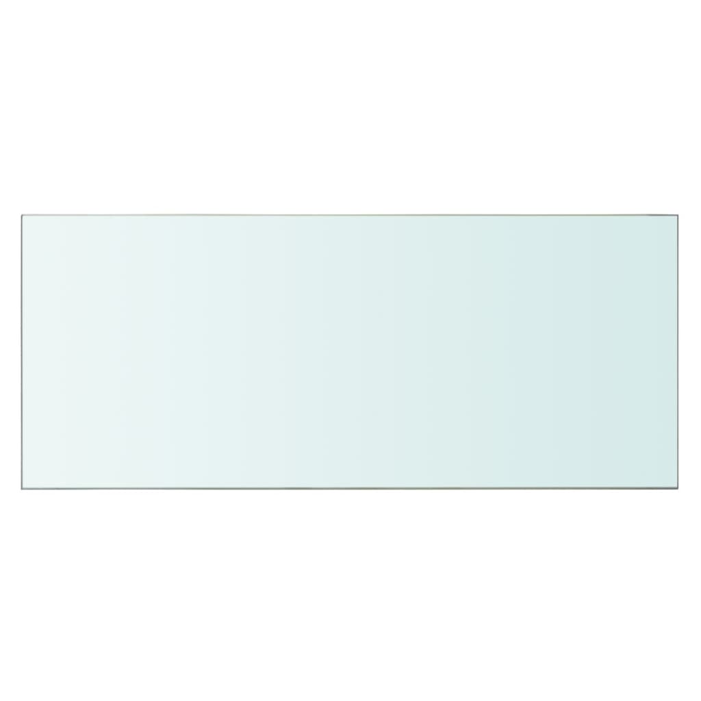 vidaXL Рафтове, 2 бр, панели прозрачно стъкло, 70x30 см