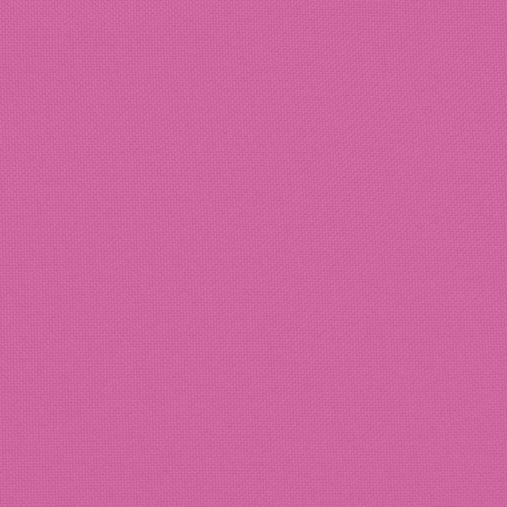 vidaXL Шалте за шезлонг, розово, Оксфорд плат