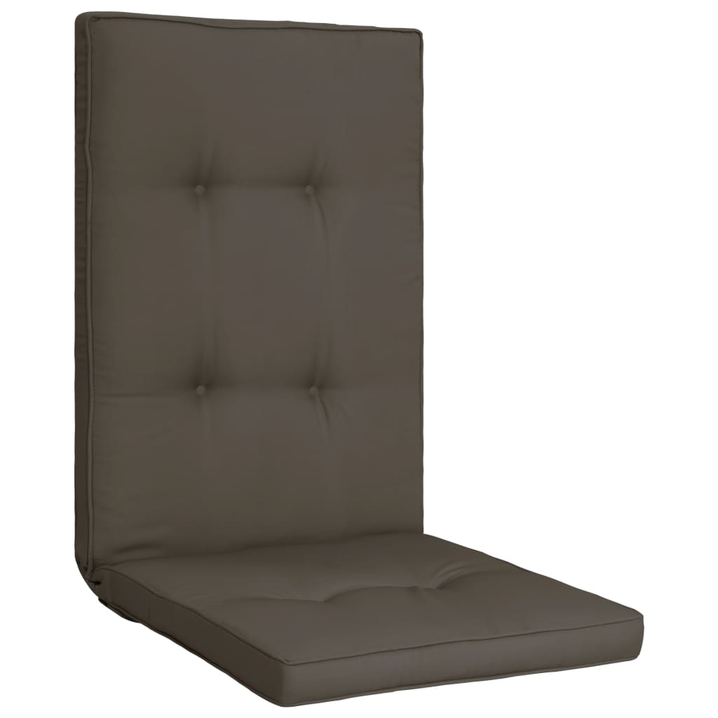vidaXL Възглавници за градински столове, 4 бр, антрацит, 120x50x5 см