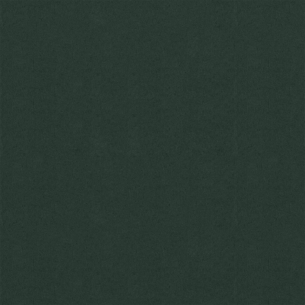 vidaXL Балконски параван, тъмнозелен, 90x500 см, плат оксфорд