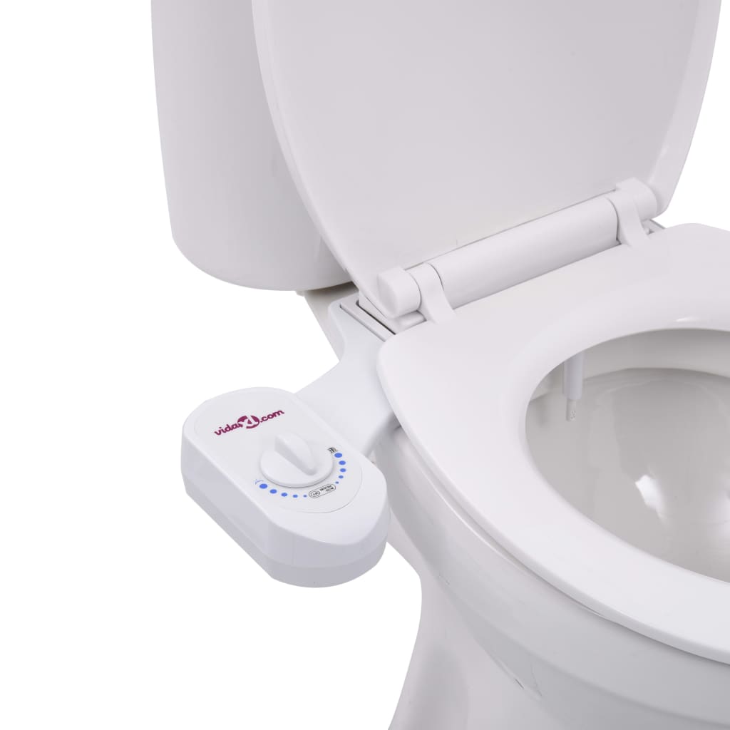 vidaXL Приставка биде за тоалетна чиния, единична дюза