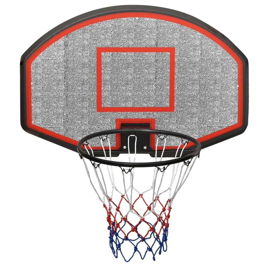 vidaXL Баскетболно табло черно 90x60x2 см полиетилен