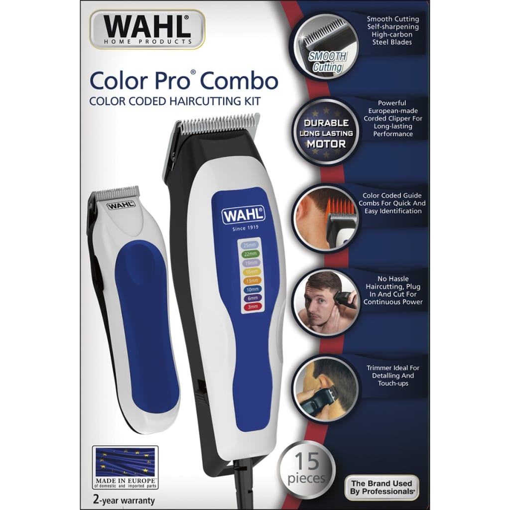 Wahl Машинки за подстригване на коса, "Color Pro Combo" 1395.0465
