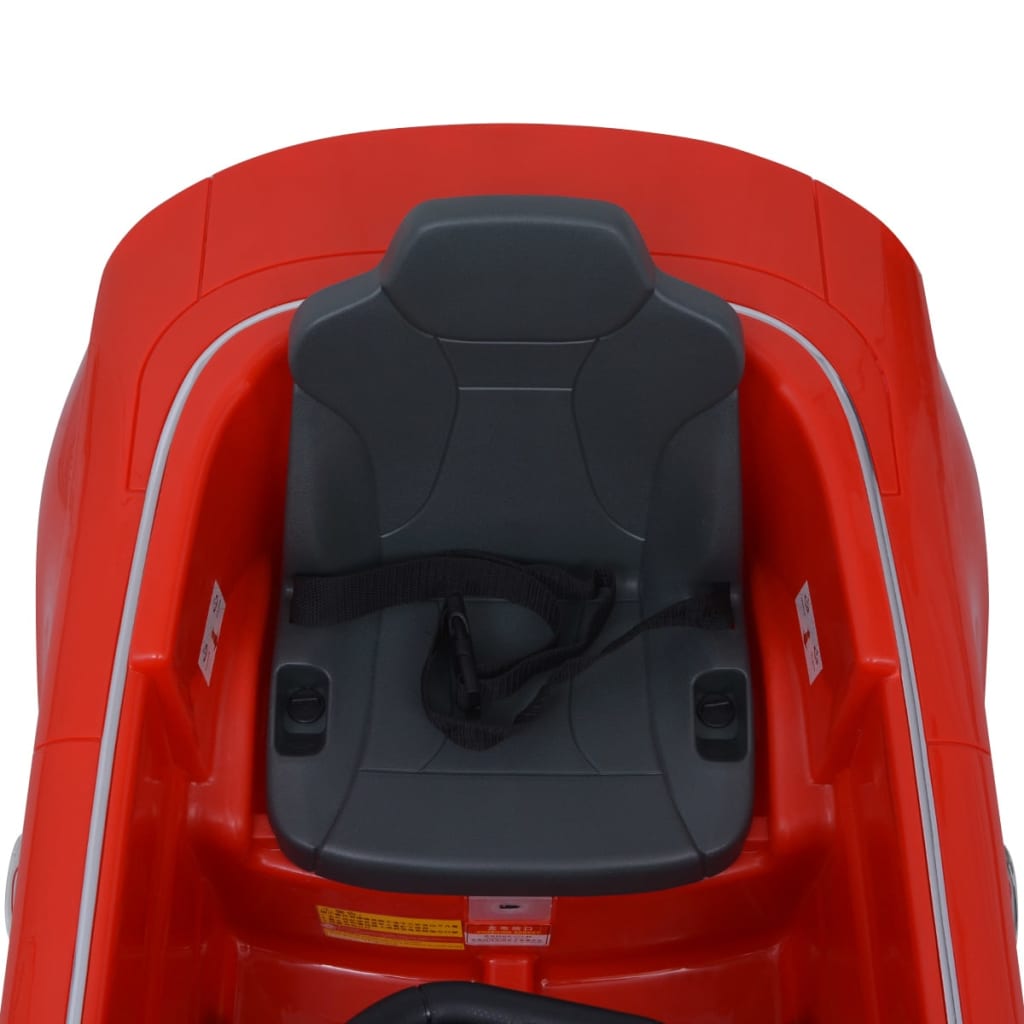 vidaXL Електрически детски автомобил с дистанционно, Audi A3, червен