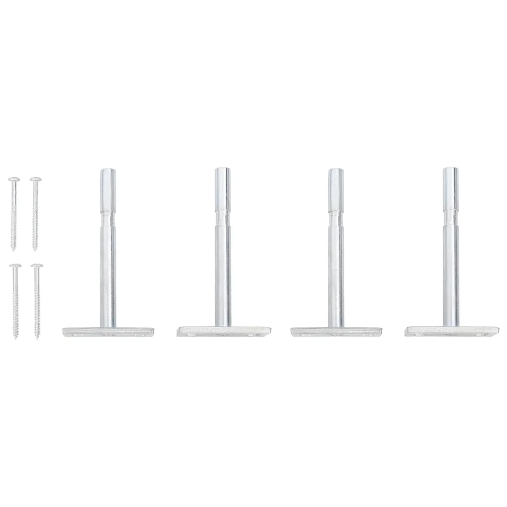 vidaXL Стенни рафтове с чекмеджета, 2 бр, дъб, 60x23,5x10 см, МДФ