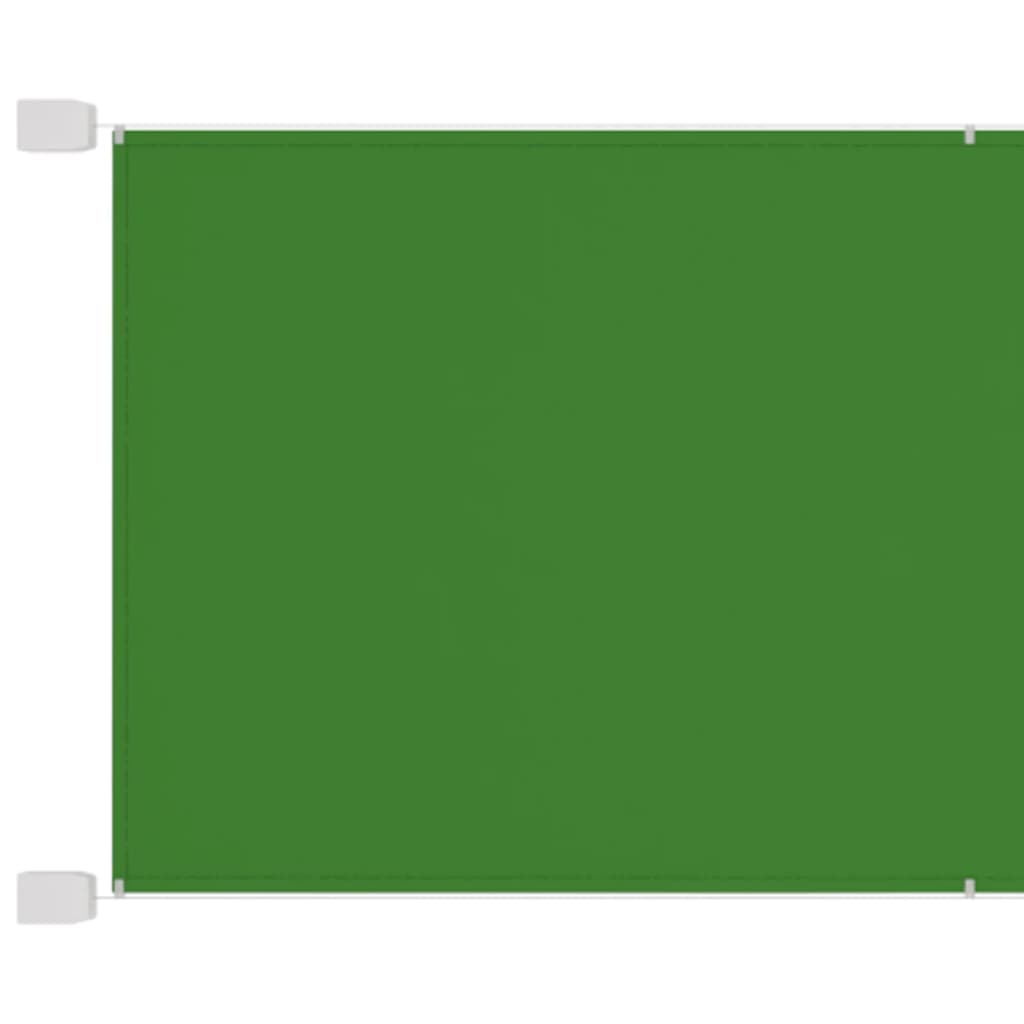 vidaXL Вертикален сенник, светлозелен, 140x270 см, оксфорд плат