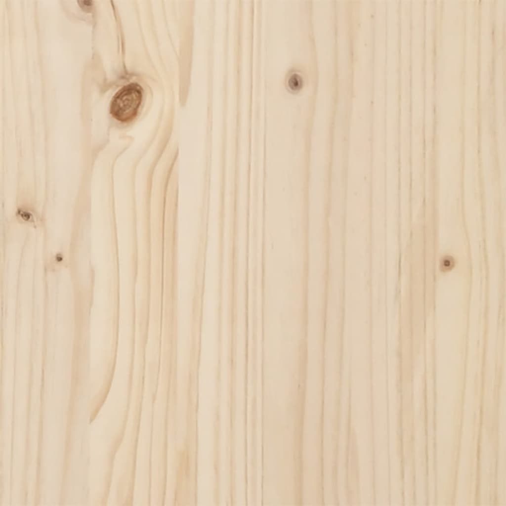 vidaXL Градинска табуретка, 62x63,5x53,5 см, борова дървесина масив