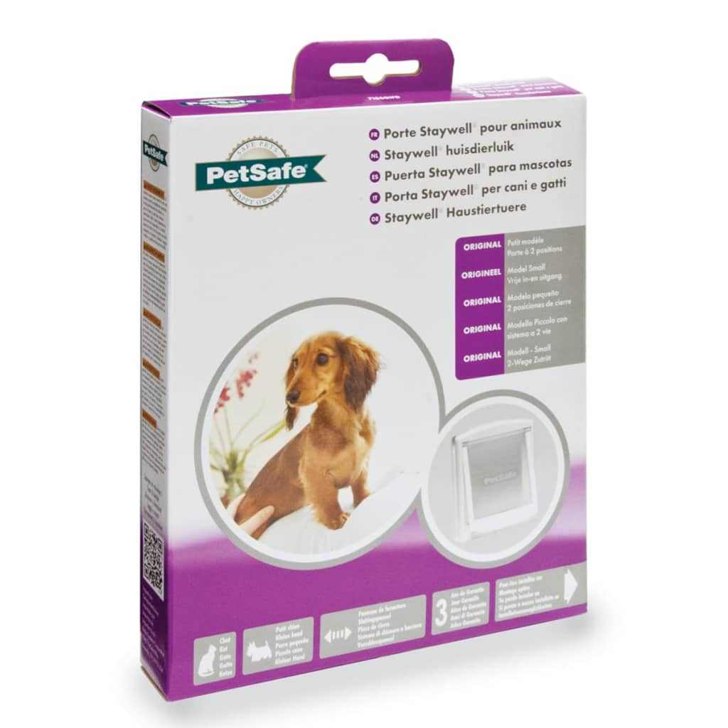 PetSafe 2-посочна врата за домашни любимци 715 малка 17,8x15,2 см бяла