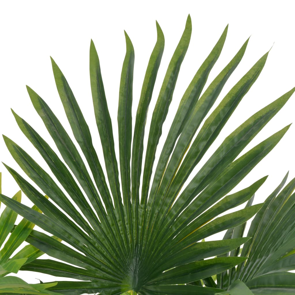 vidaXL Изкуствено растение палма със саксия, зелено, 70 см