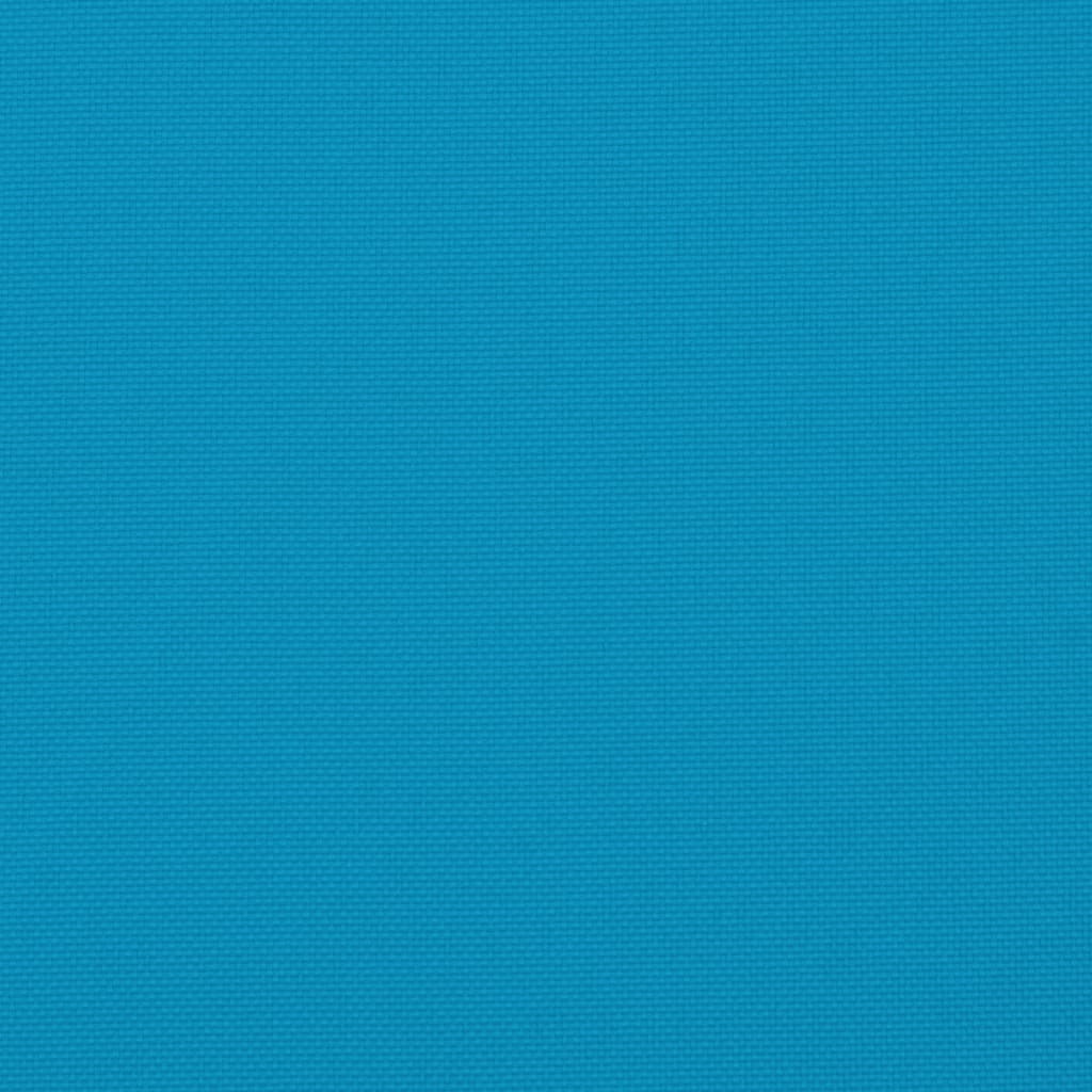 vidaXL Палетна възглавница, синя, 120x80x12 см, текстил