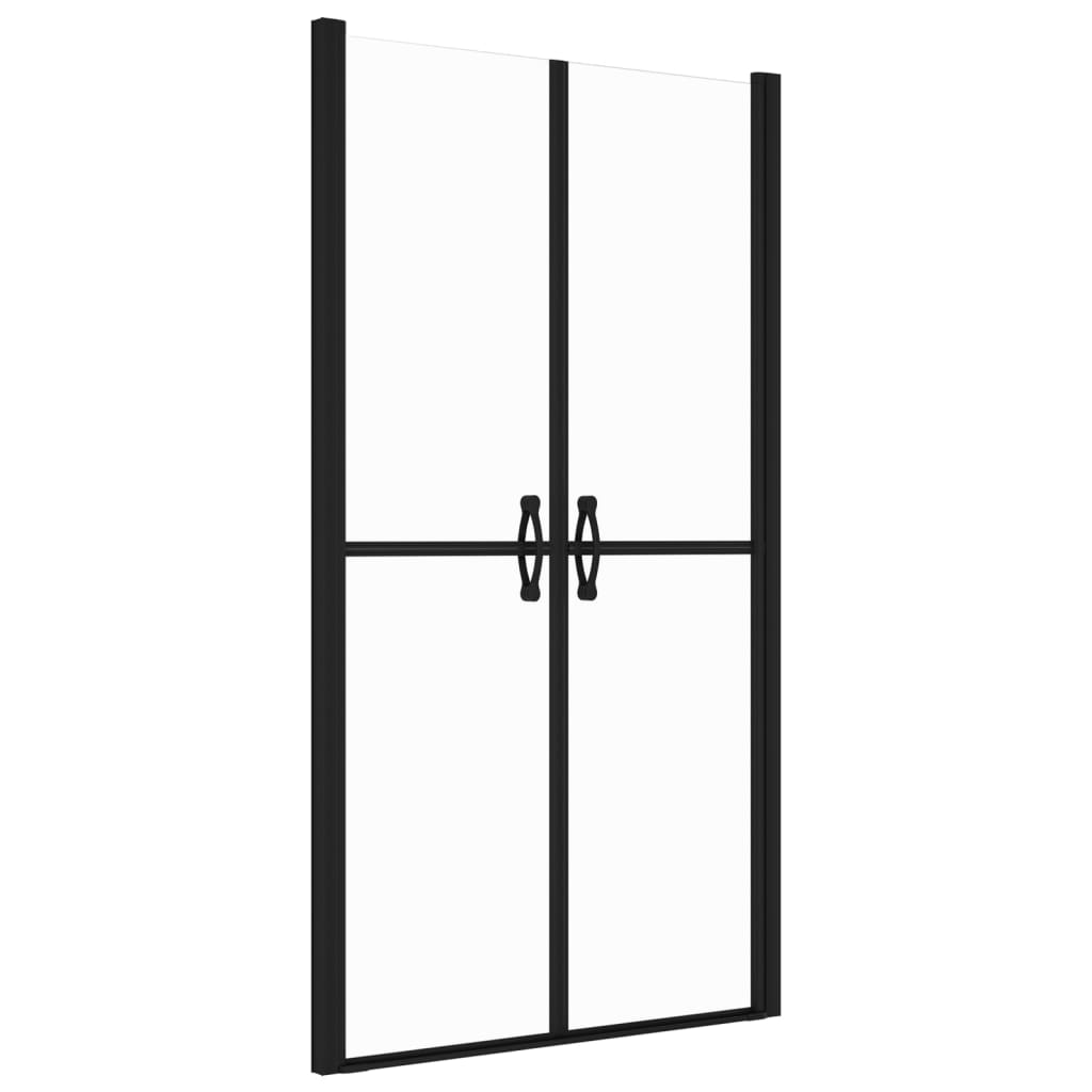 vidaXL Врата за душ, прозрачно ESG стъкло, (78-81)x190 см