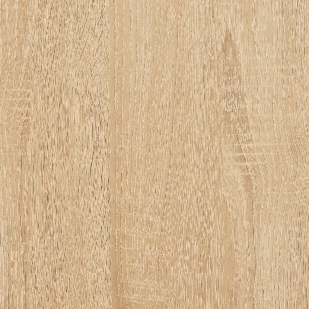 vidaXL Страничен шкаф, дъб сонома, 91x29,5x65 см, инженерно дърво