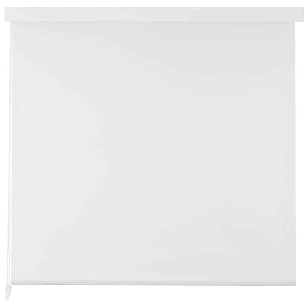 vidaXL Ролетна щора за баня, 100x240 см, бяла
