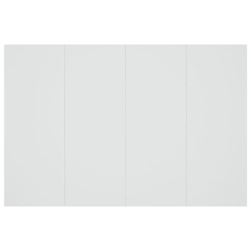 vidaXL Горна табла за легло, бяла, 120x1,5x80 см, инженерна дървесина