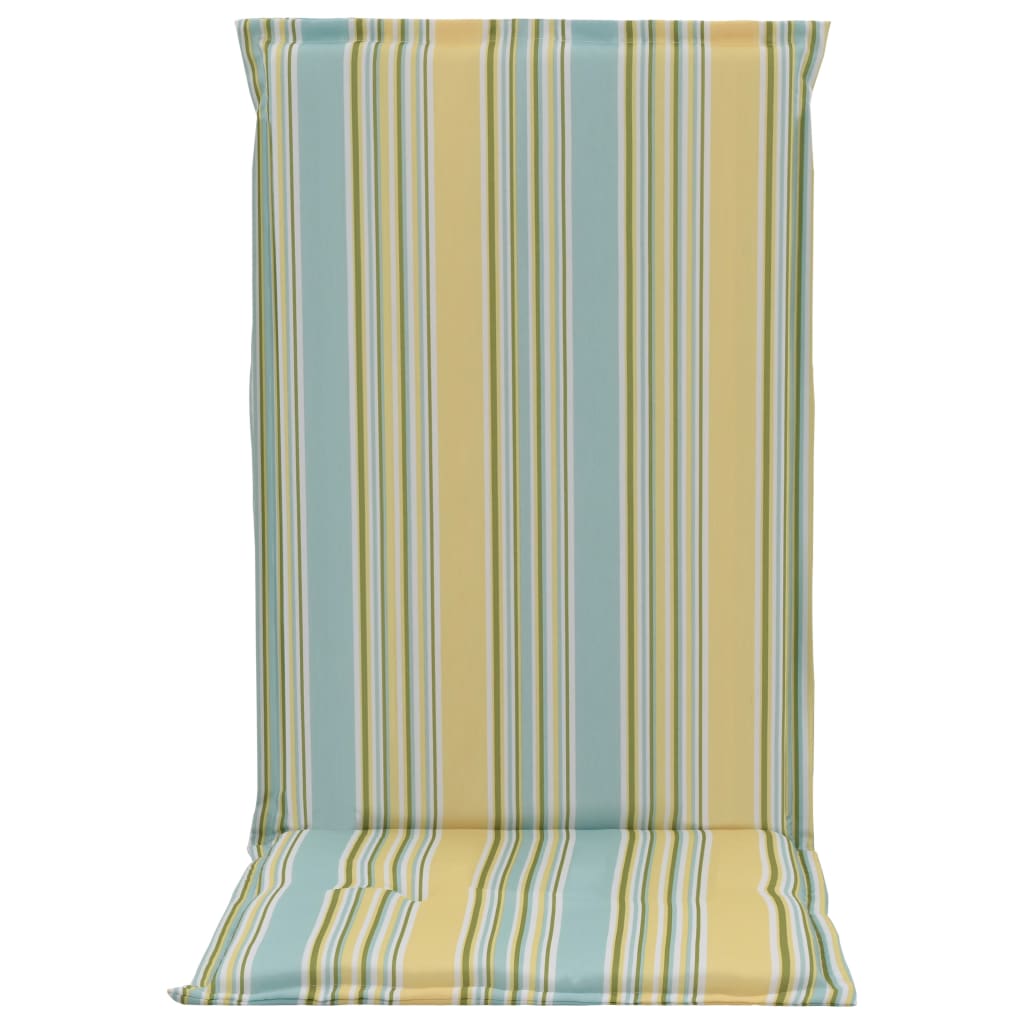 vidaXL Възглавници за градински столове 4 бр многоцветни 120x50x3 см