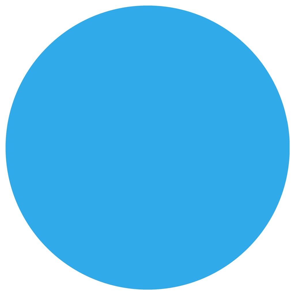 vidaXL Плаващо соларно кръгло покривало за басейн, PE, 250 см, синьо