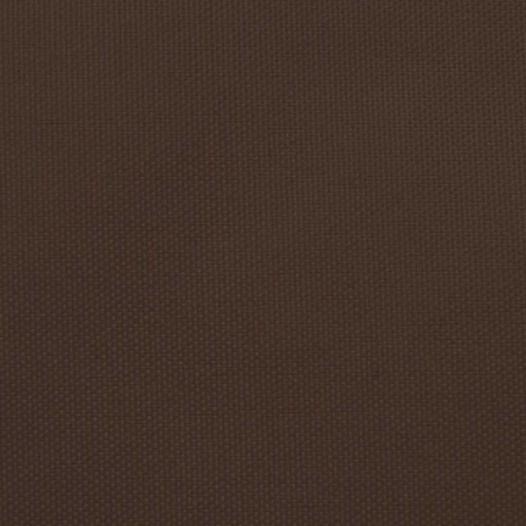 vidaXL Платно-сенник, Оксфорд текстил, трапец, 2/4x3 м, кафяво