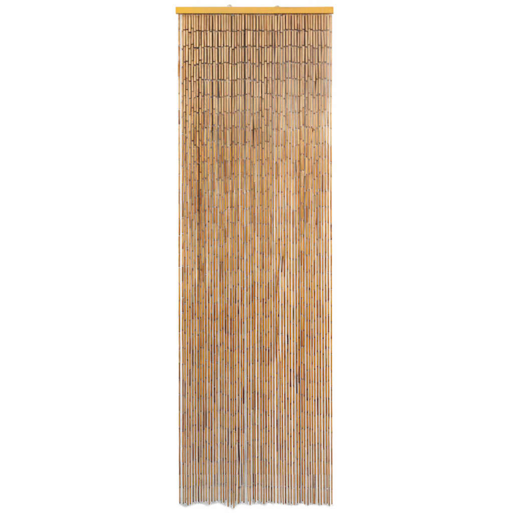 vidaXL Завеса за врата против насекоми, бамбук, 56x185 cм