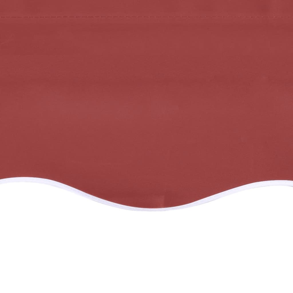 vidaXL Резервно платнище за тенти, бордо червено, 6х3,5 м
