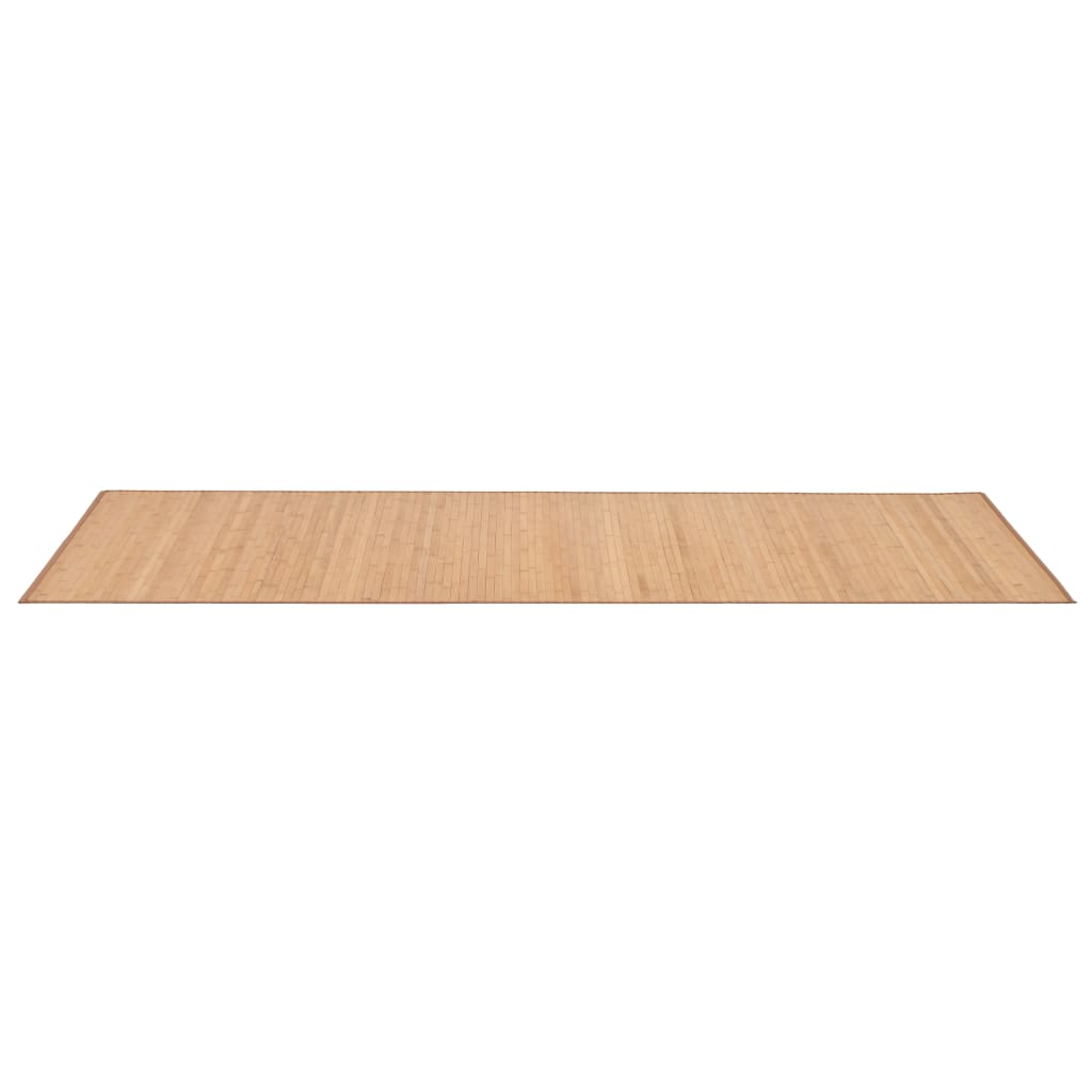 vidaXL Бамбуков килим, 80x200 см, кафяв