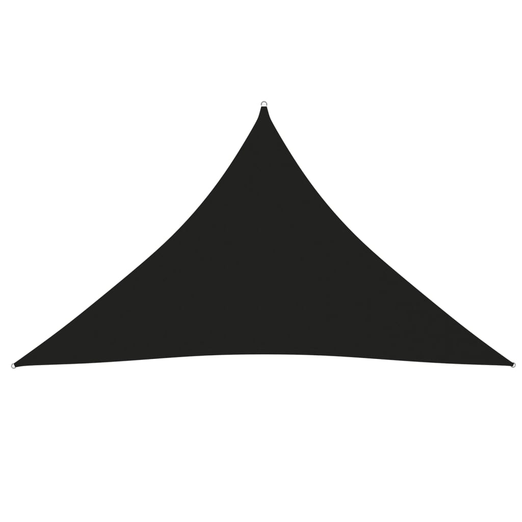 vidaXL Платно-сенник, Оксфорд плат, триъгълно, 5x5x6 м, черно