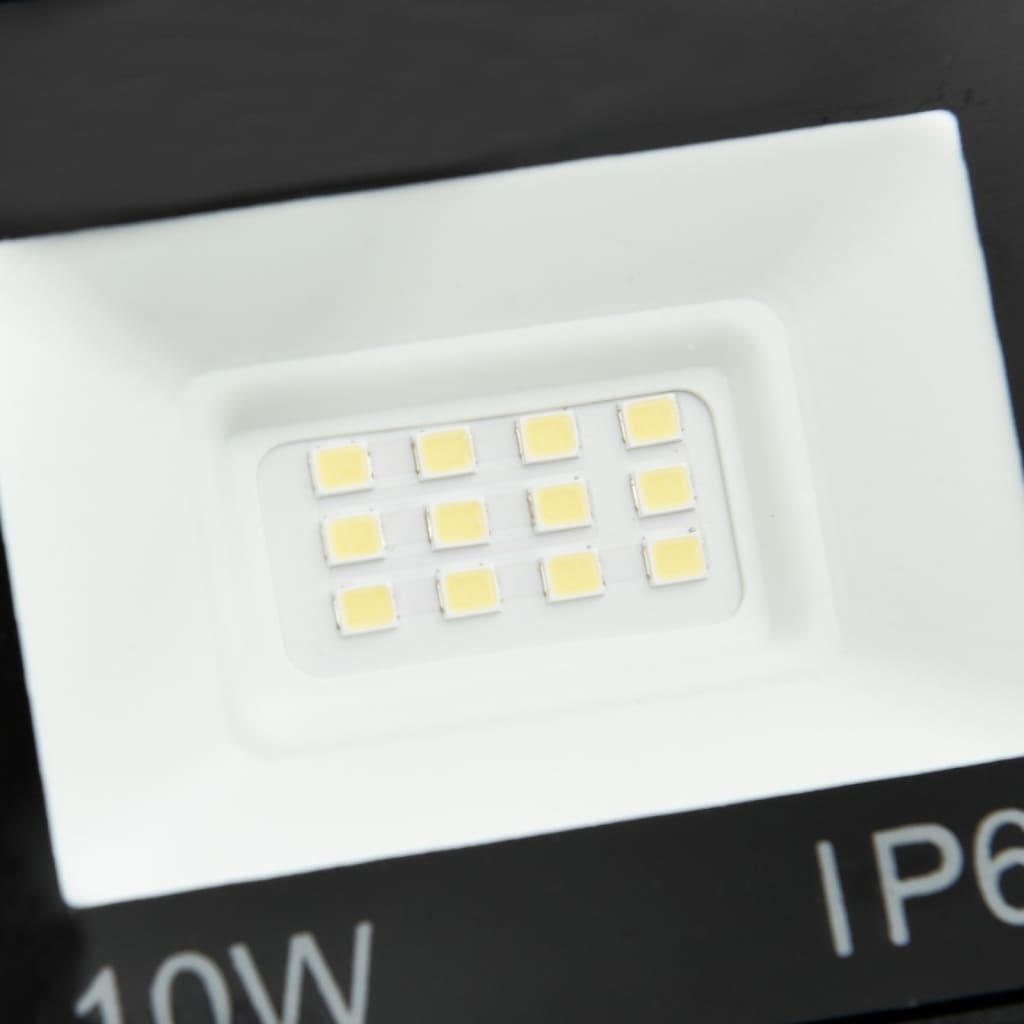 vidaXL LED прожектор, 10 W, студено бяло