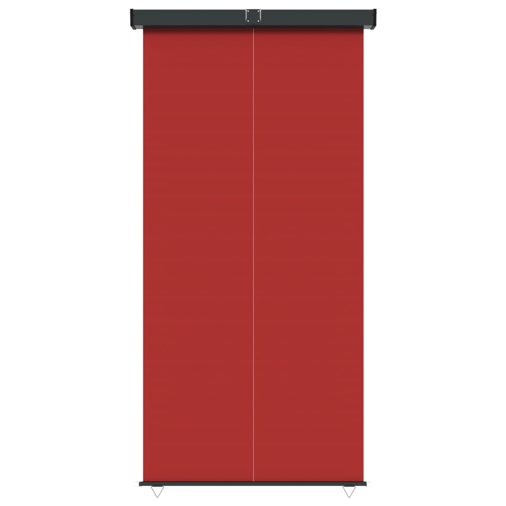 vidaXL Вертикална тента за балкон, 145x250 см, червена