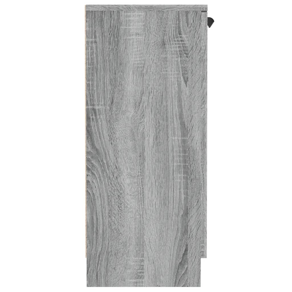 vidaXL Сайдборд, сив сонома, 60x30x70 см, инженерно дърво