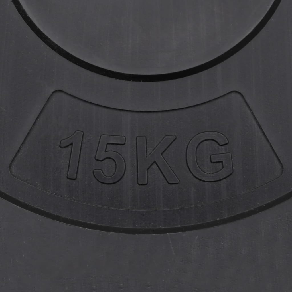 vidaXL Плочи за тежести, 2 бр, 30 кг, цимент