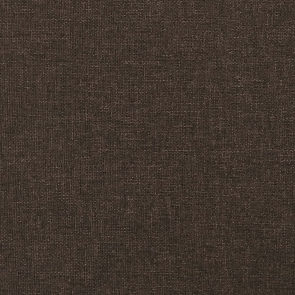 vidaXL Табуретка, тъмнокафява, 78x56x32 см, текстил