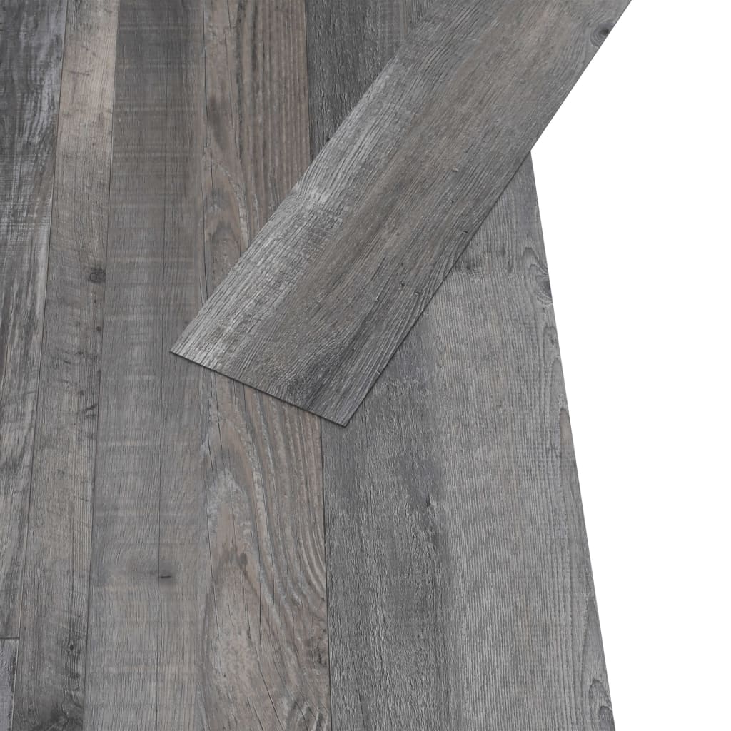 vidaXL Несамозалепващи PVC подови дъски 5,26м² 2 мм индустриално дърво