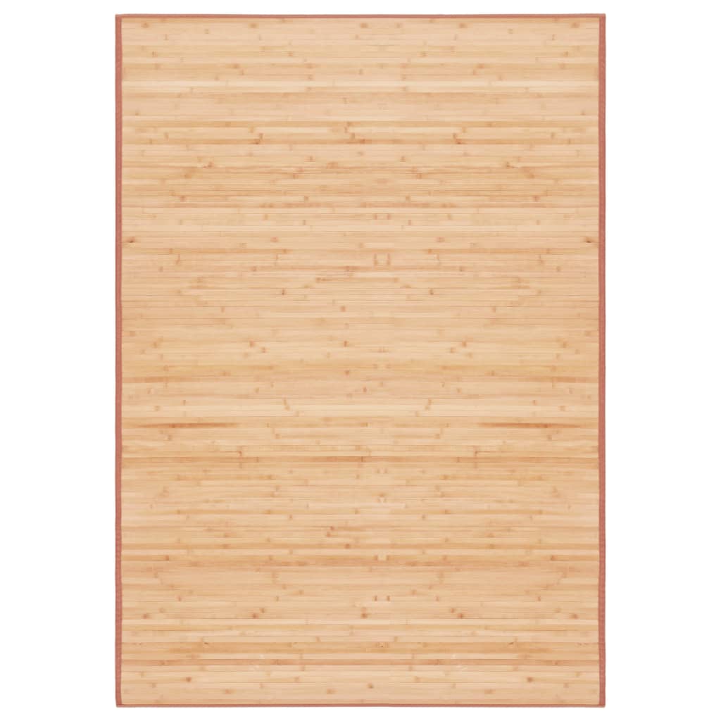 vidaXL Бамбуков килим, 120x180 см, кафяв