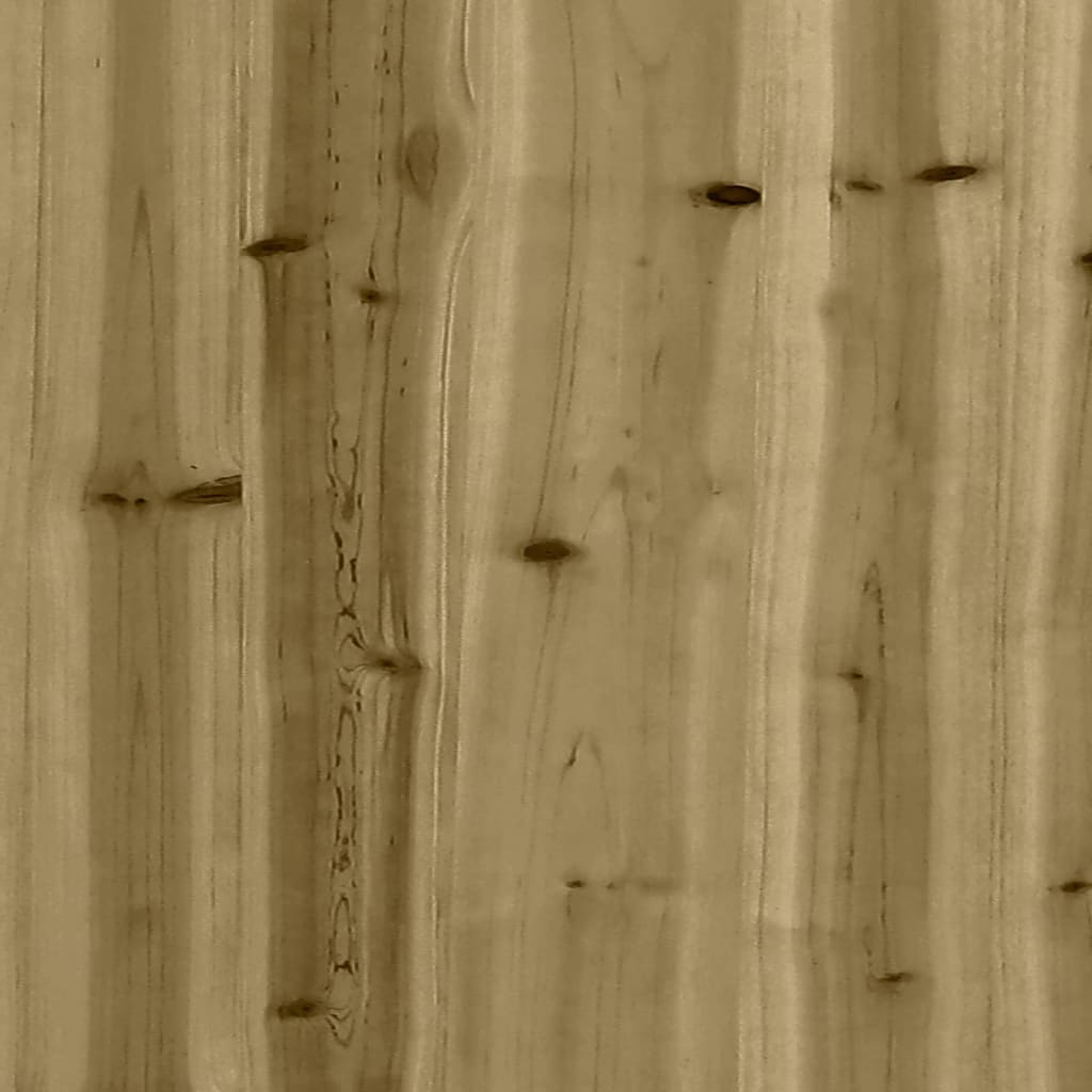 vidaXL Градински сандък, 180x31x31 см, импрегнирана борова дървесина