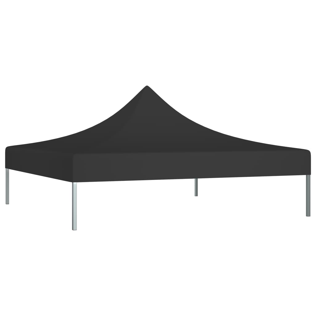 vidaXL Покривало за парти шатра, 3х3 м, черно, 270 г/м²