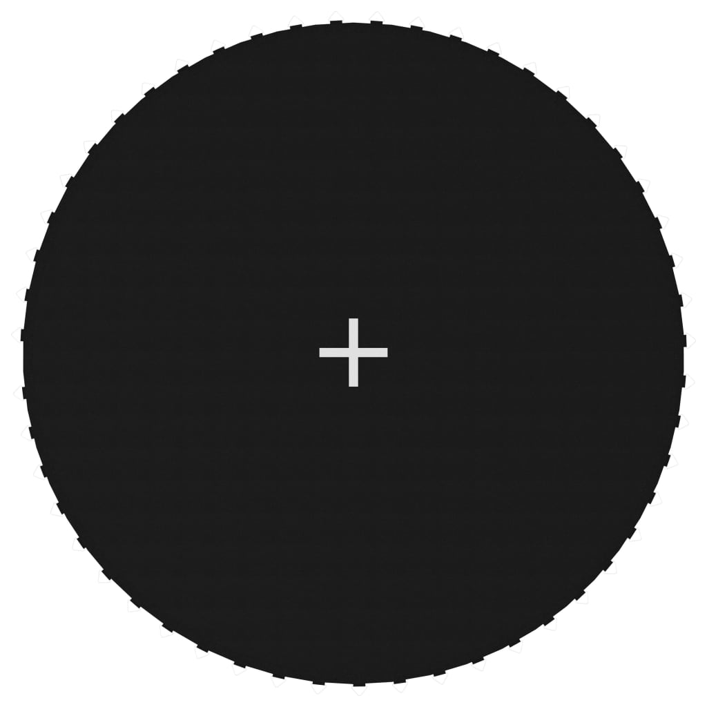 vidaXL Отскачаща повърхност за кръгъл батут 10 Ft/3,05 м черен текстил