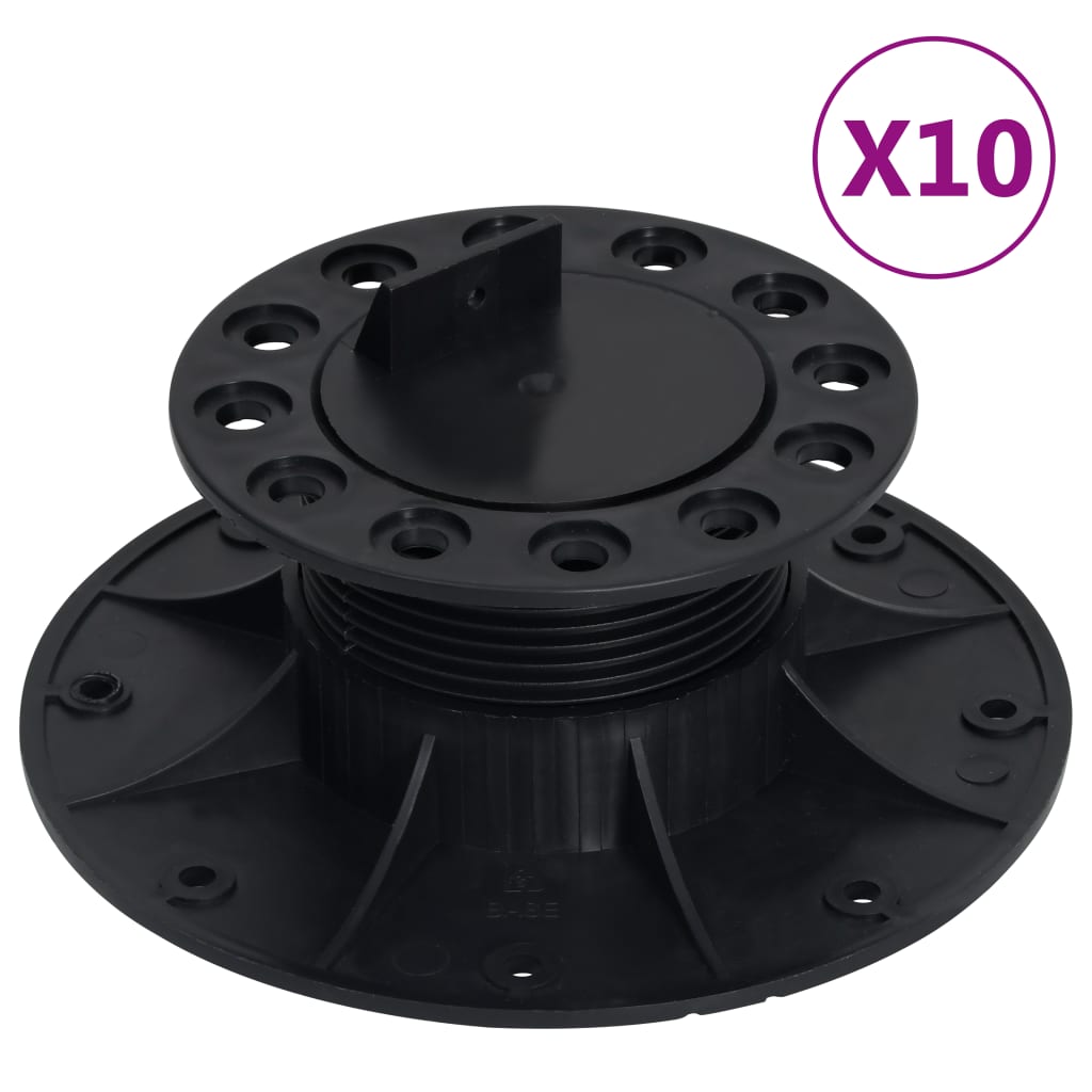 vidaXL Регулируеми крачета за декинг 10 бр 60-88 мм